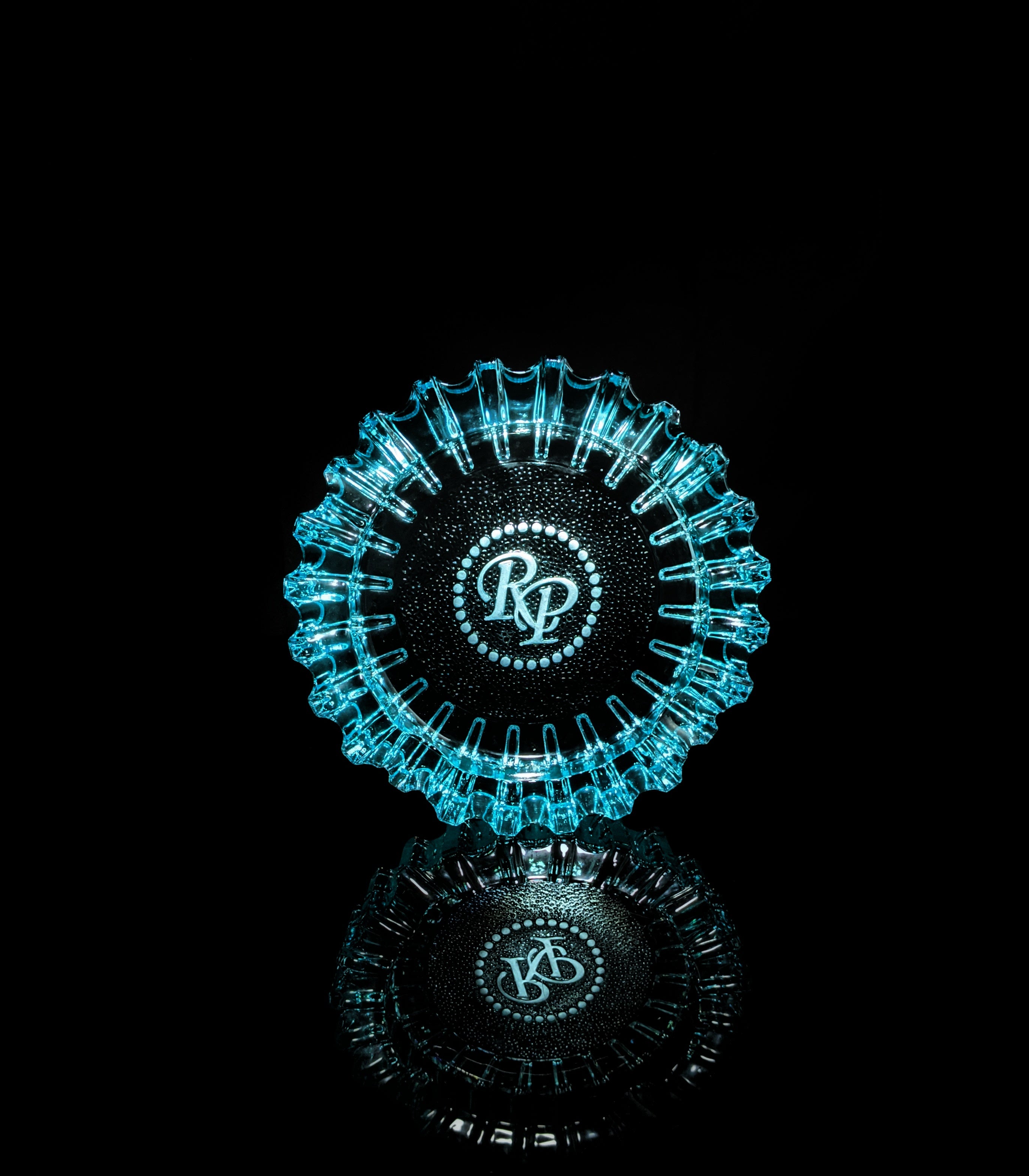 Rocky Patel Aqua Luminoso Glass Ashtray