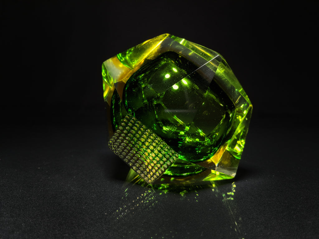 Murano Sommerso Crystal Ashtray