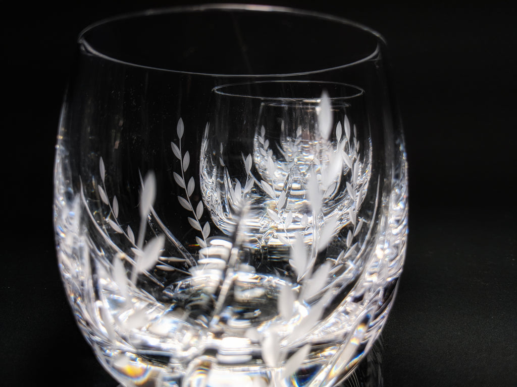 Faberge Clear Crystal Old Fashioned Glasses