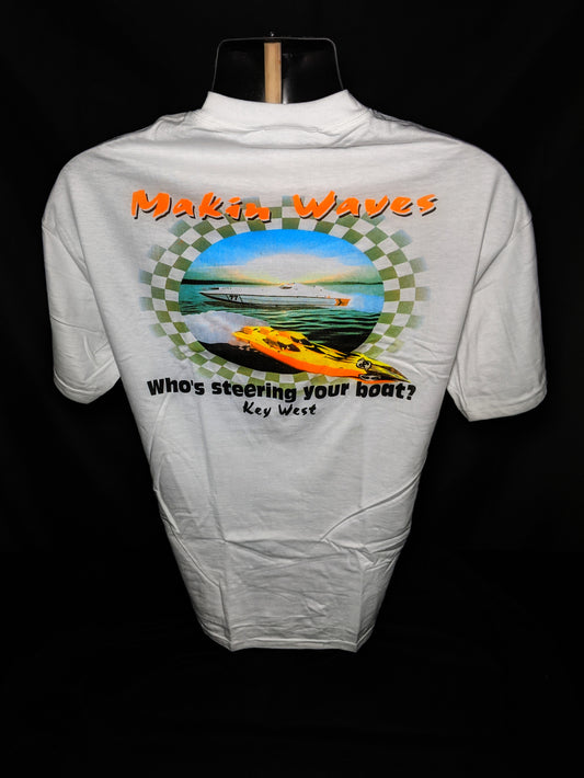 " Makin Waves "  Offshore Powerboat Beefy-T Shirt