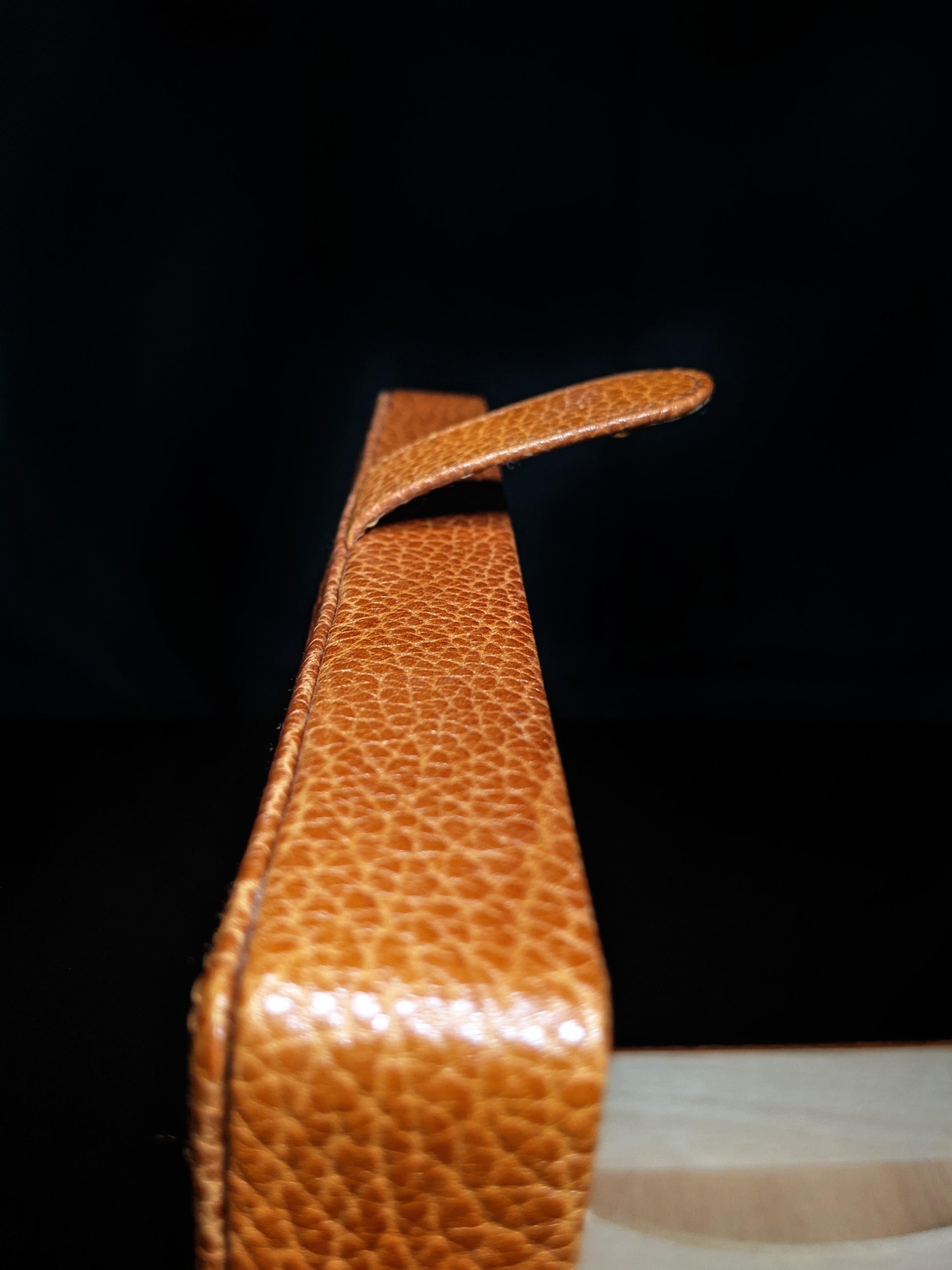 Pheasant by R.D.Gomez | Spain | Tan Leather Box Case | P.N: 714-Karabu-Tan