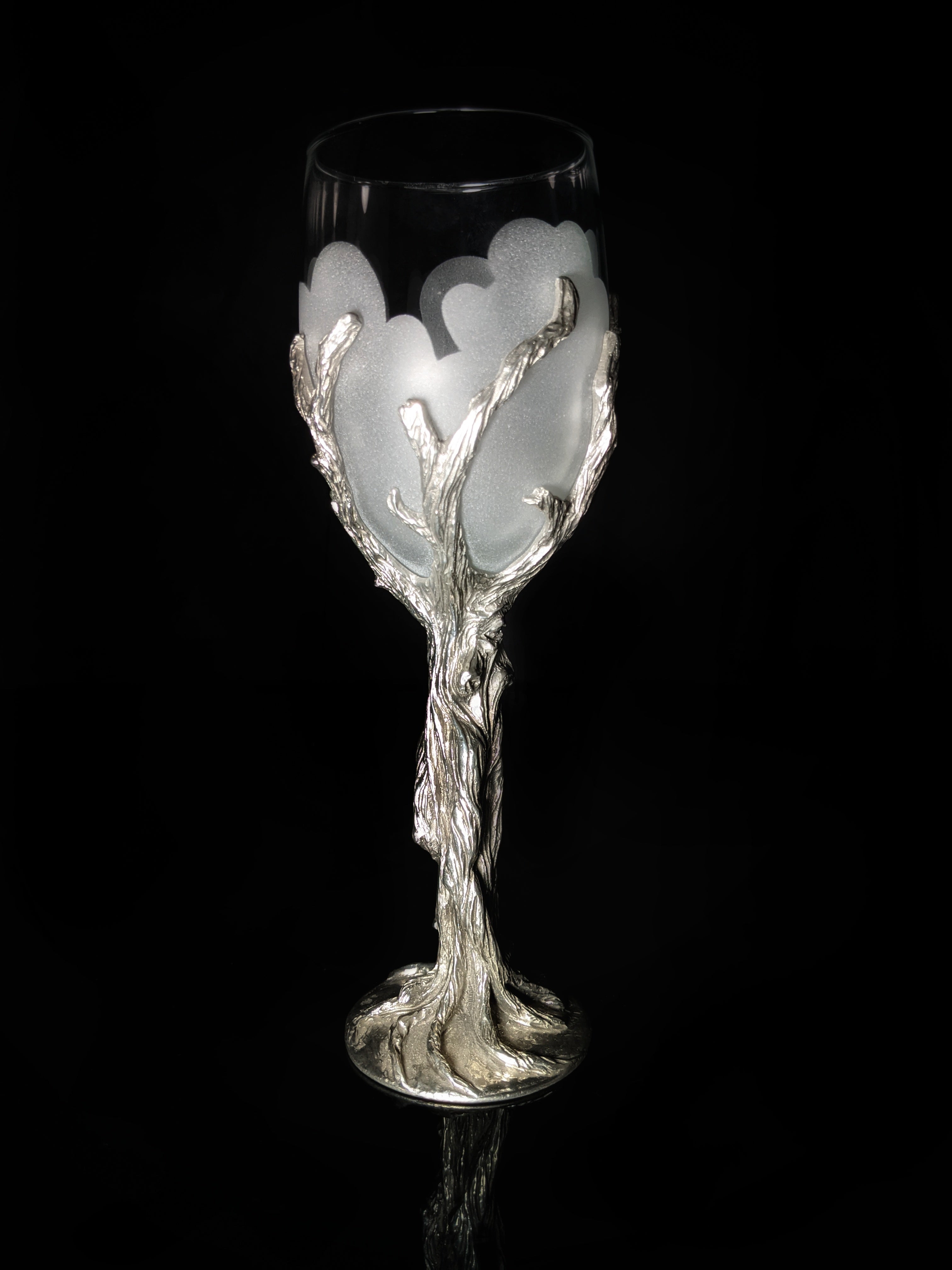 Royal Selangor Lord of Rings " Treebeard " Wine Glass