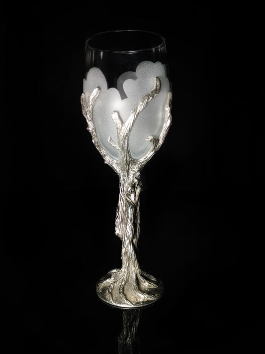 Royal Selangor Lord of Rings " Treebeard " Wine Glass