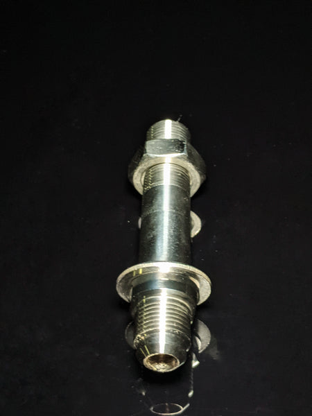 Marine Machine Thru Hull Fitting 3/8 FIP  to No 8 Flare