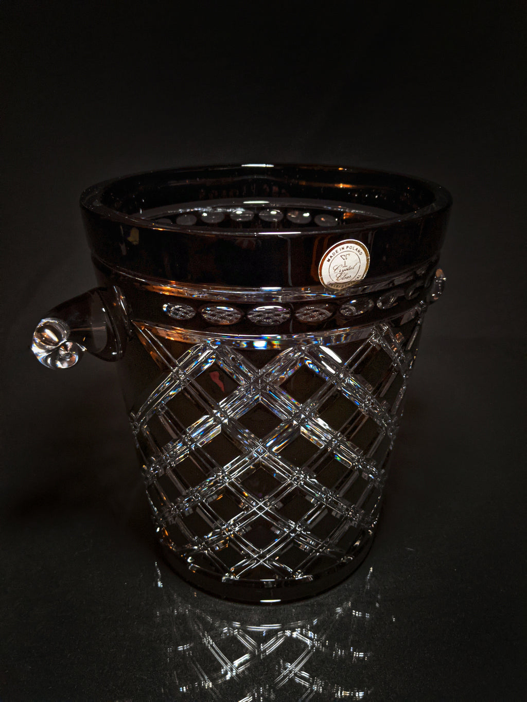 Black Crystal Champagne Ice bucket