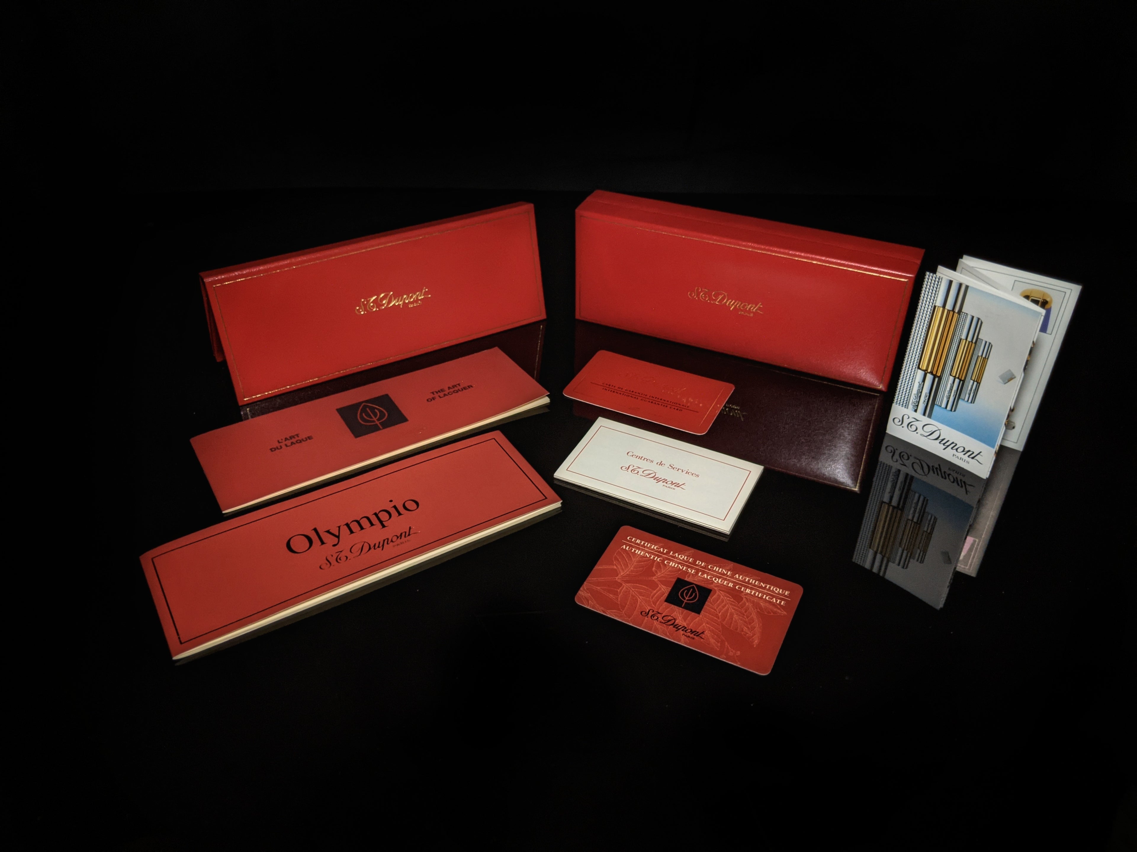 S.T.Dupont Vertigo Ball Point Pen P/N: 485500 pre-owned in original box