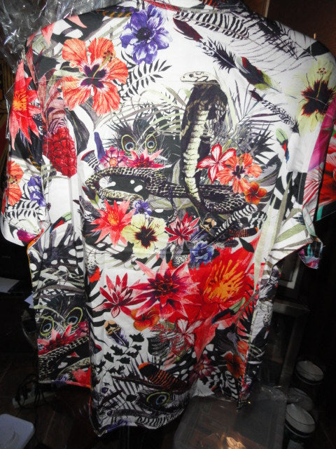 Robert Graham Biscayne Colorful Short Sleeve Shirt - Medium