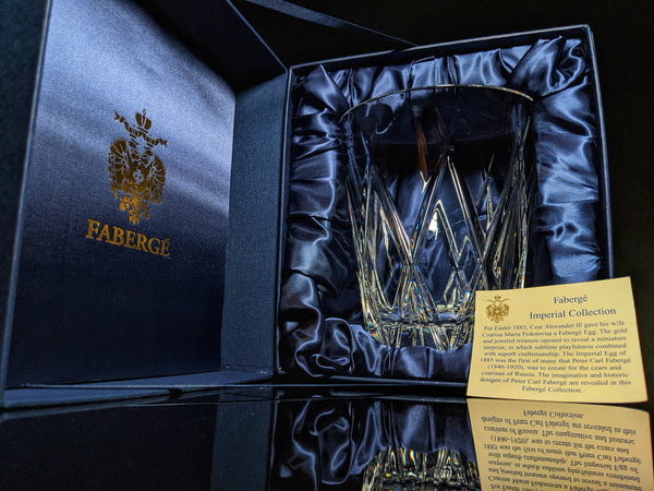 Faberge Triomphe Crystal Ice Bucket NIB