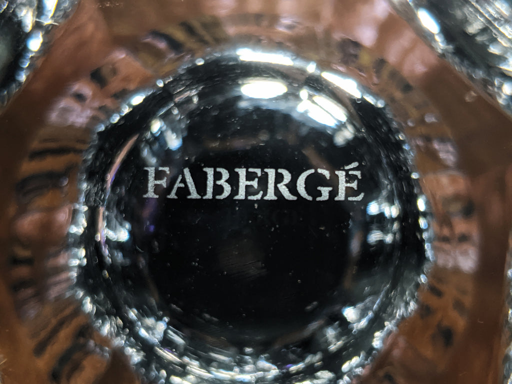Faberge  Crystal Highball Glasses set of 4 NIB