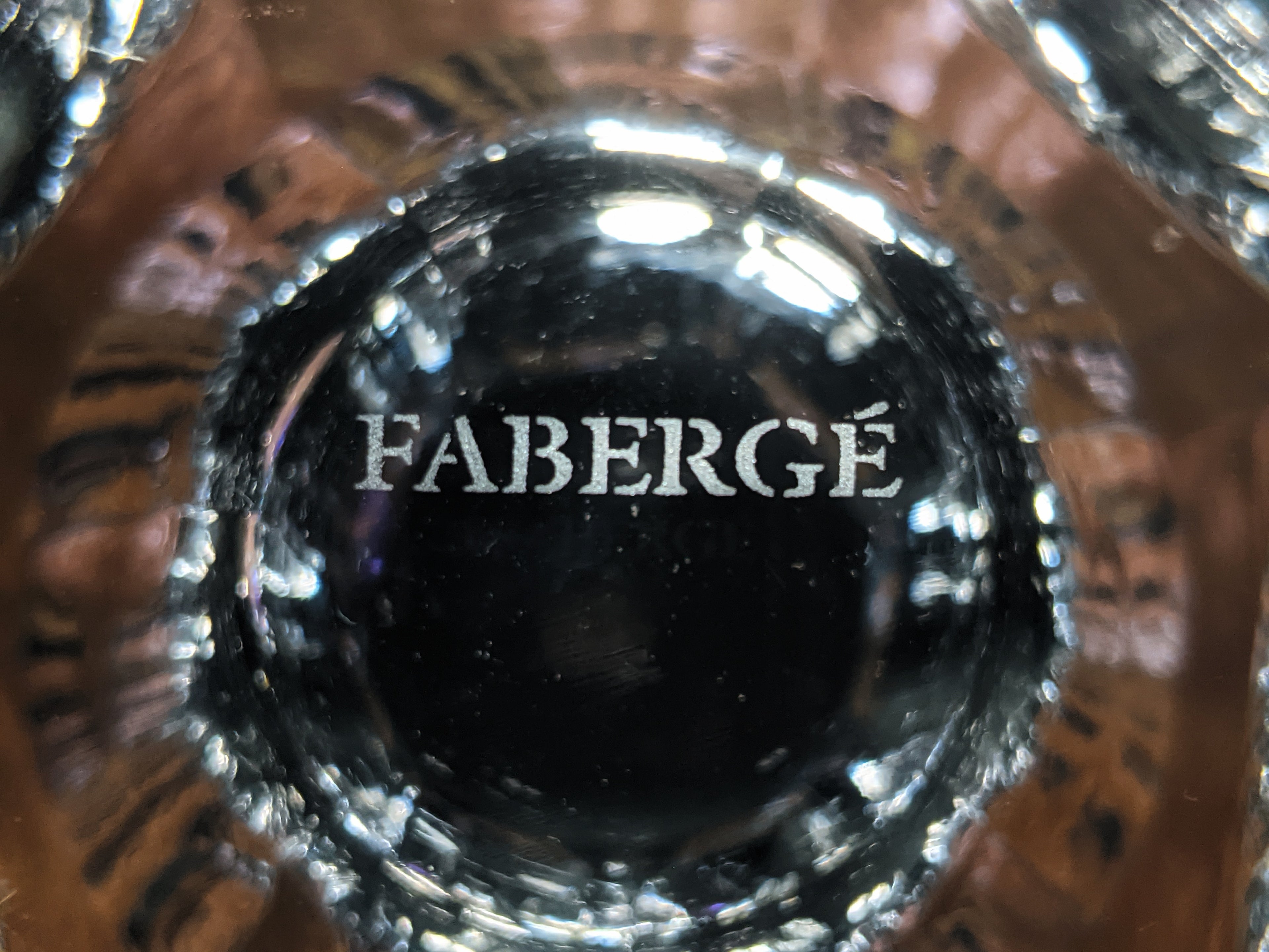 Faberge  Crystal Highball Glasses set of 4 NIB