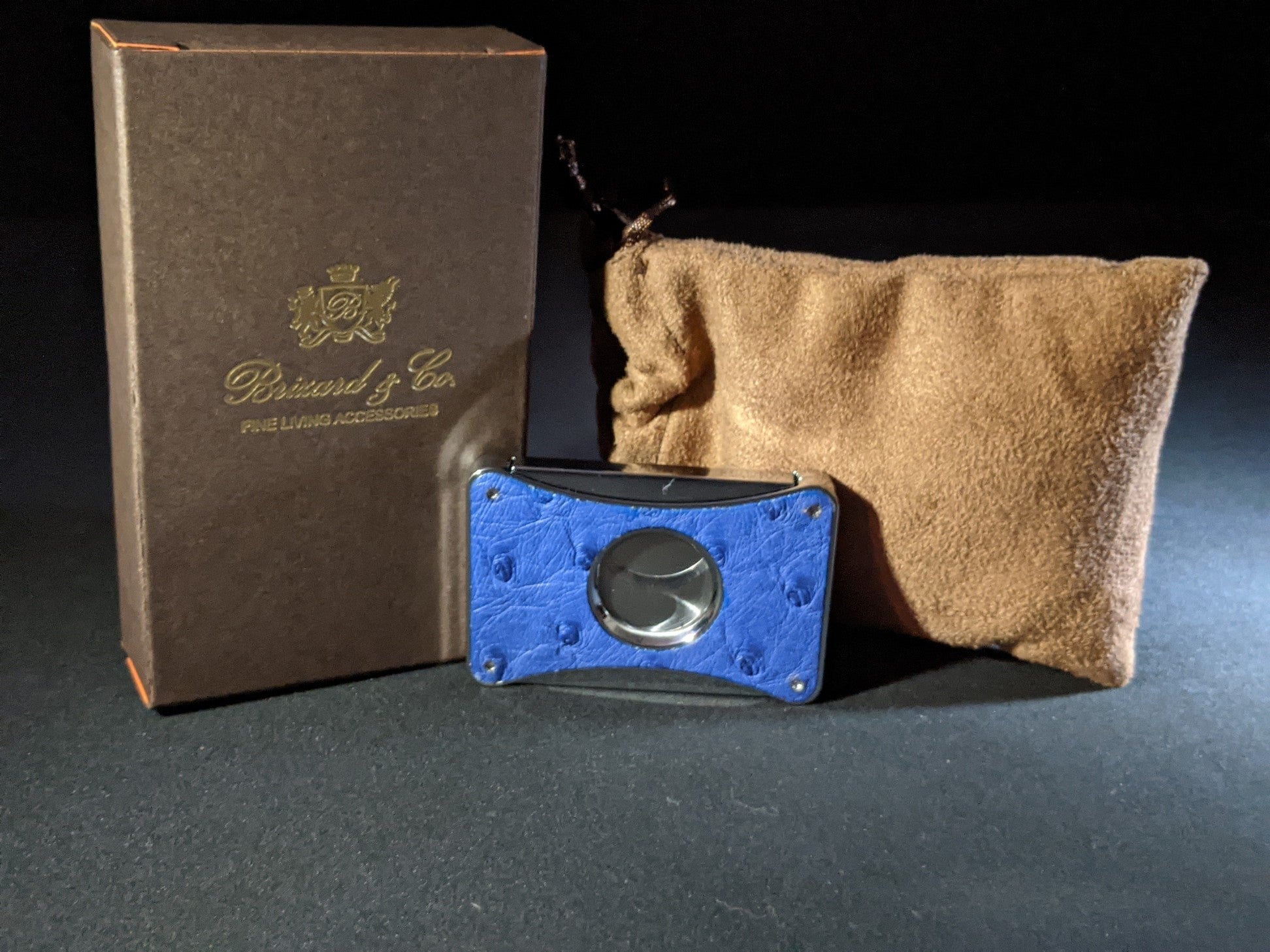Brizard Blue Ostrich Cutter