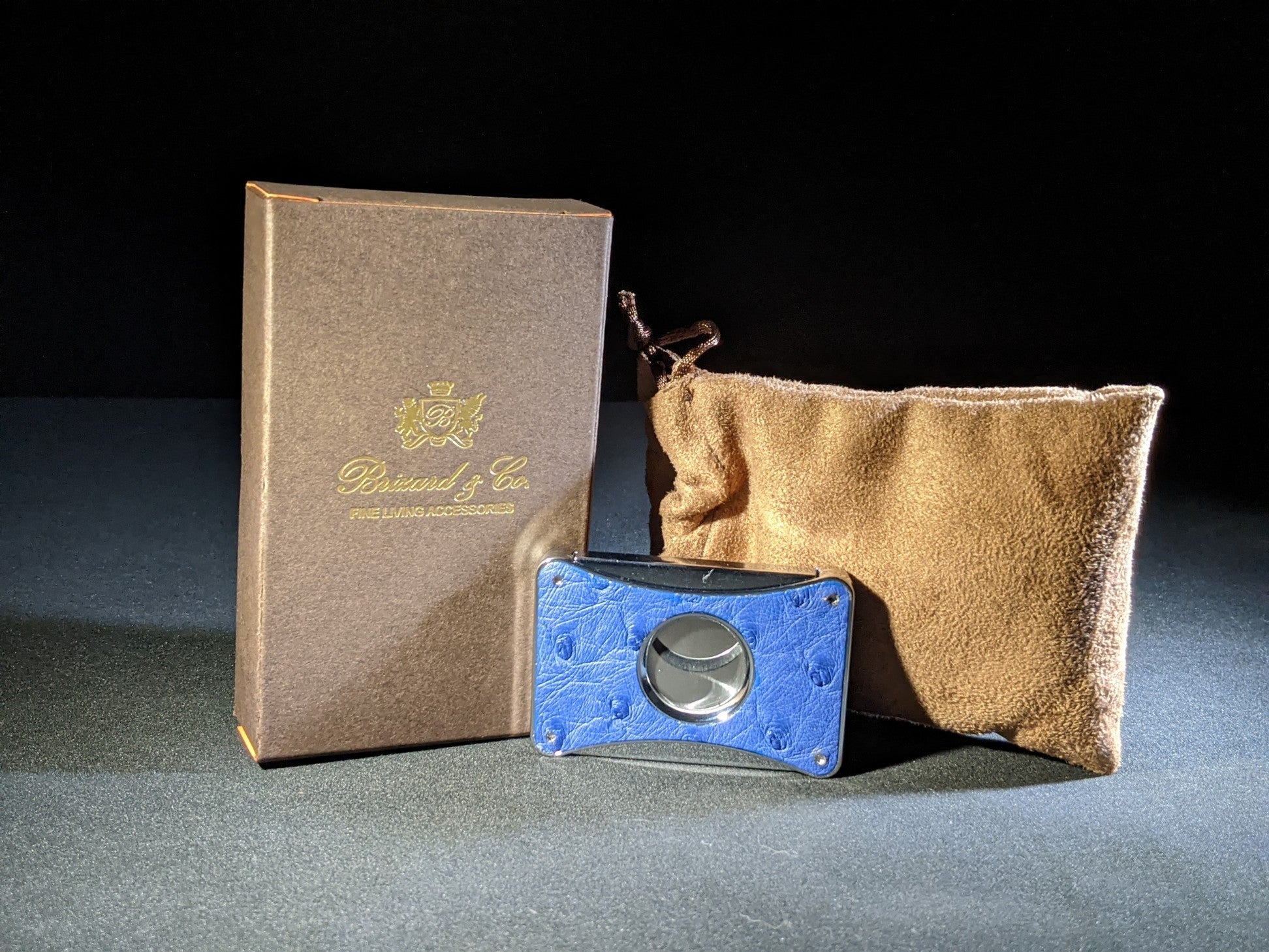 Brizard Blue Ostrich Cutter