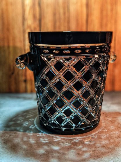 AJKA Black Crystal Champagne Ice bucket