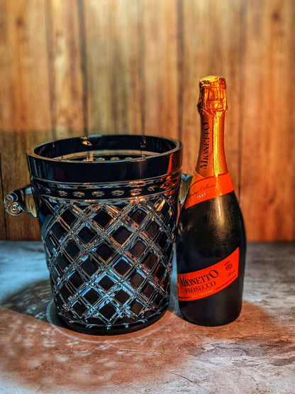 AJKA Black Crystal Champagne Ice bucket