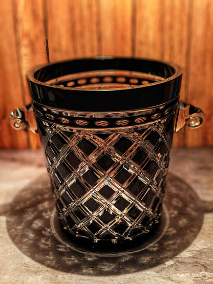 AJKA Black Crystal Champagne Ice bucket