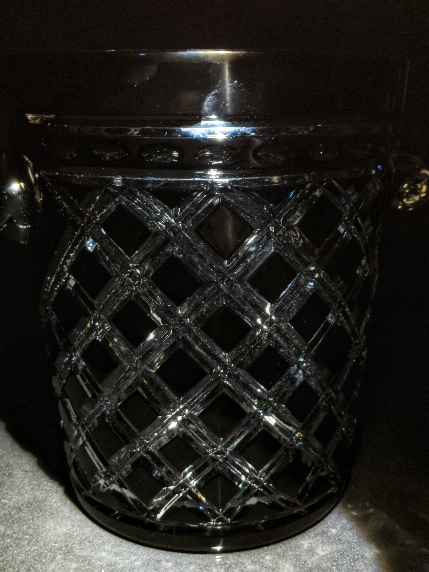 AJKA Black Crystal Champagne Ice bucket