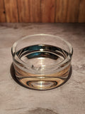 Heavy large size glass ashtray