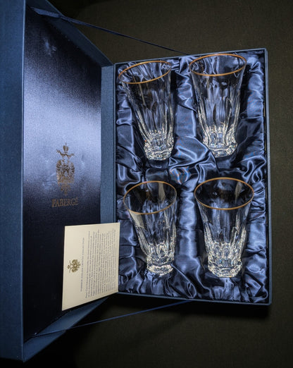 Faberge crystal glasses