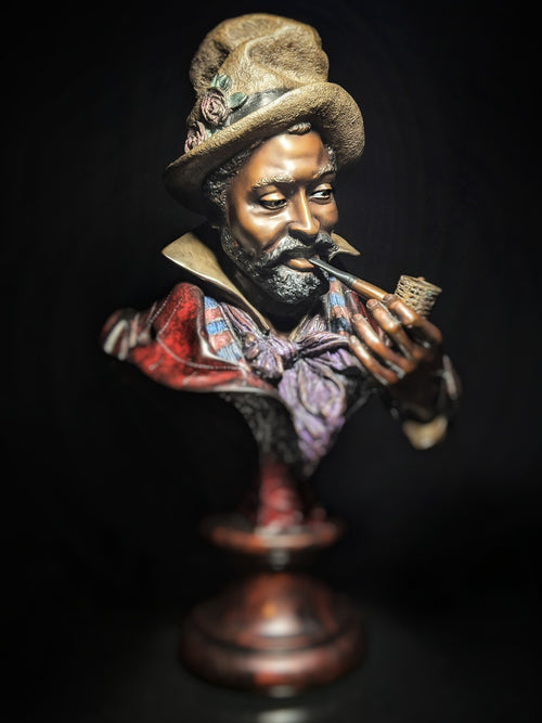 aly matthews bronze sculpture " Moment of Pleasure"
