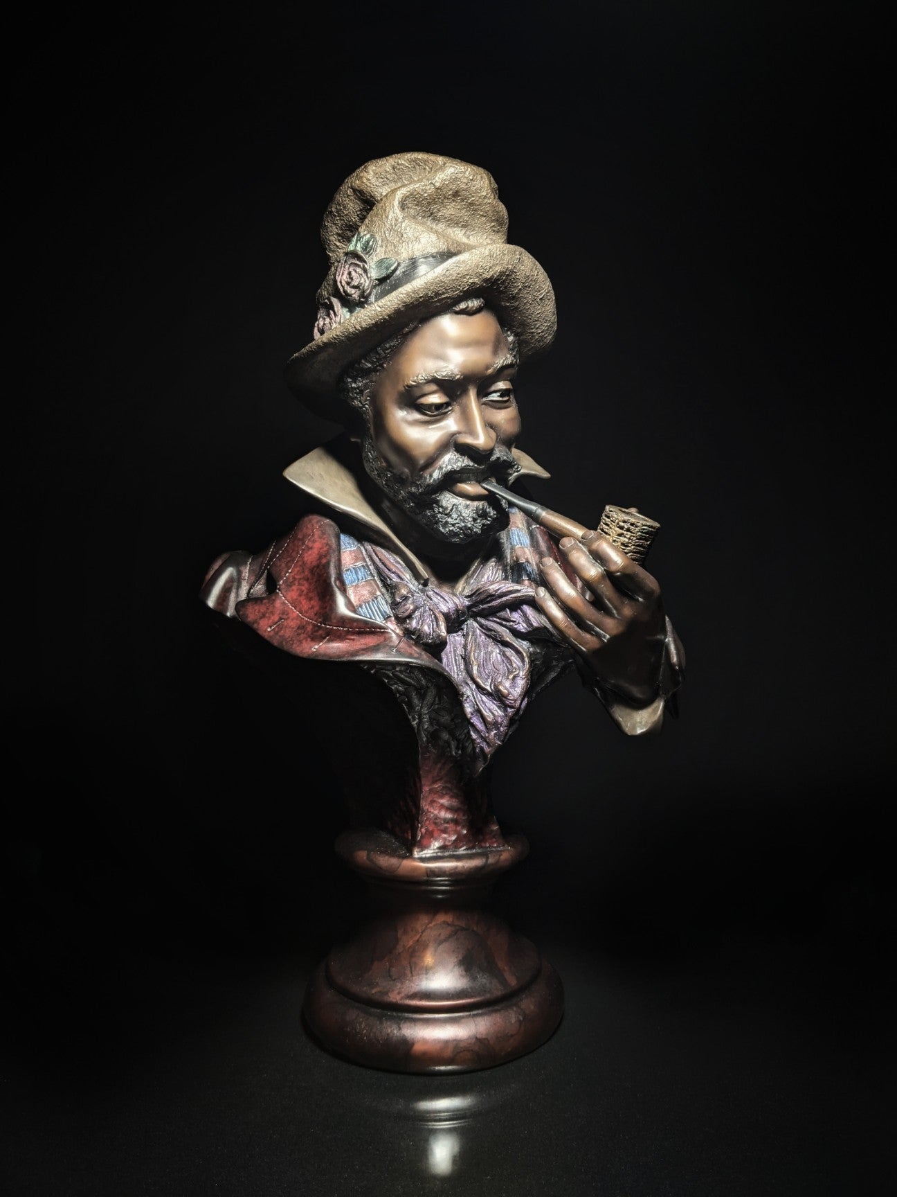 aly matthews bronze sculpture " Moment of Pleasure"