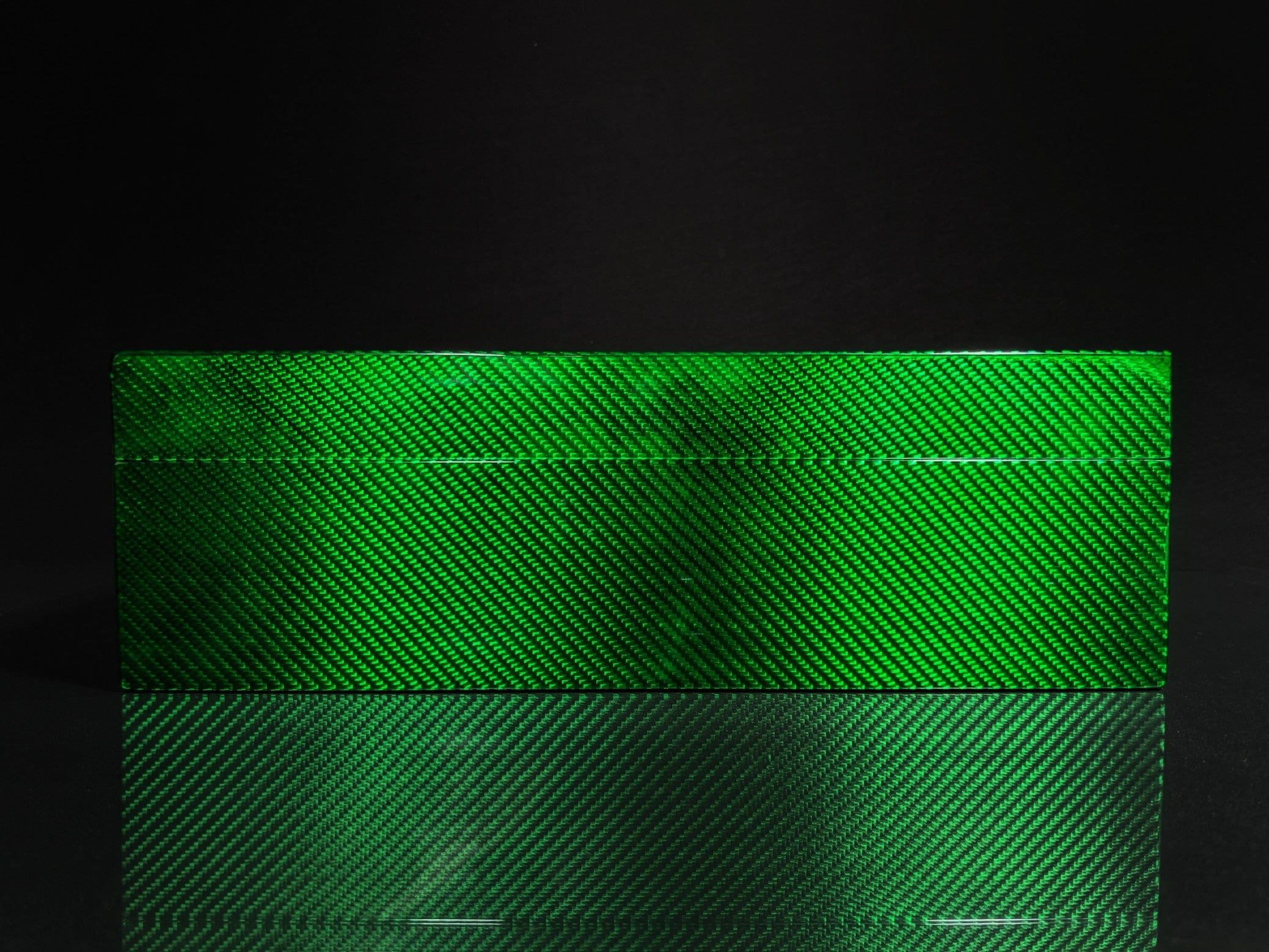 Green Carbon Fiber Humidor