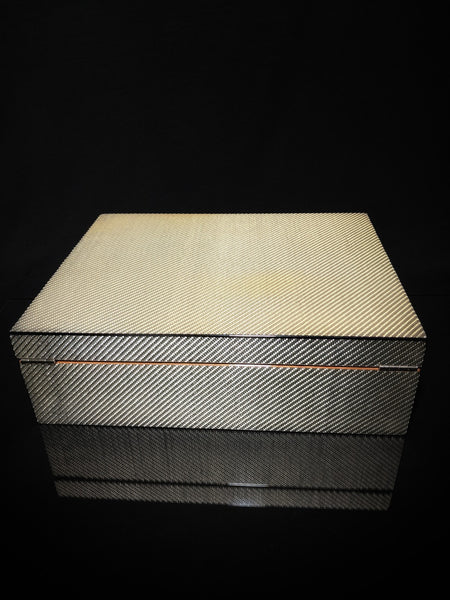 Grey Carbon Fiber Humidor