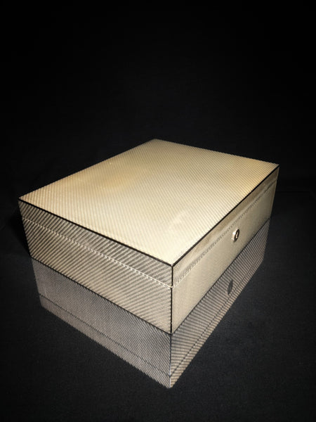 Grey Carbon Fiber Humidor