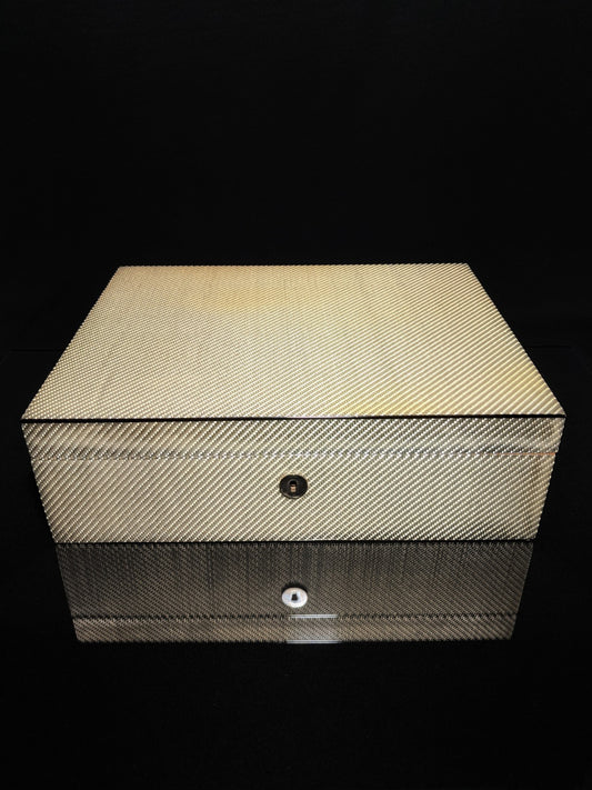 Grey Carbon Fiber Humidor