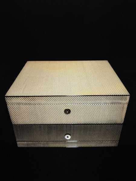 Grey Carbon Fiber Humidor
