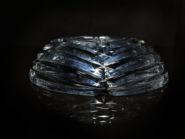 Heavy Glass Cigar Ashtray 7" Diameter