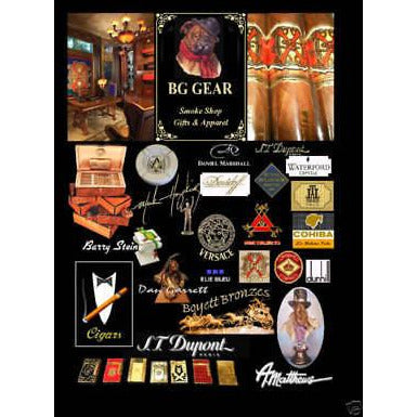 montecristo cigar cutter & crystal cigar ashtray new in the original box
