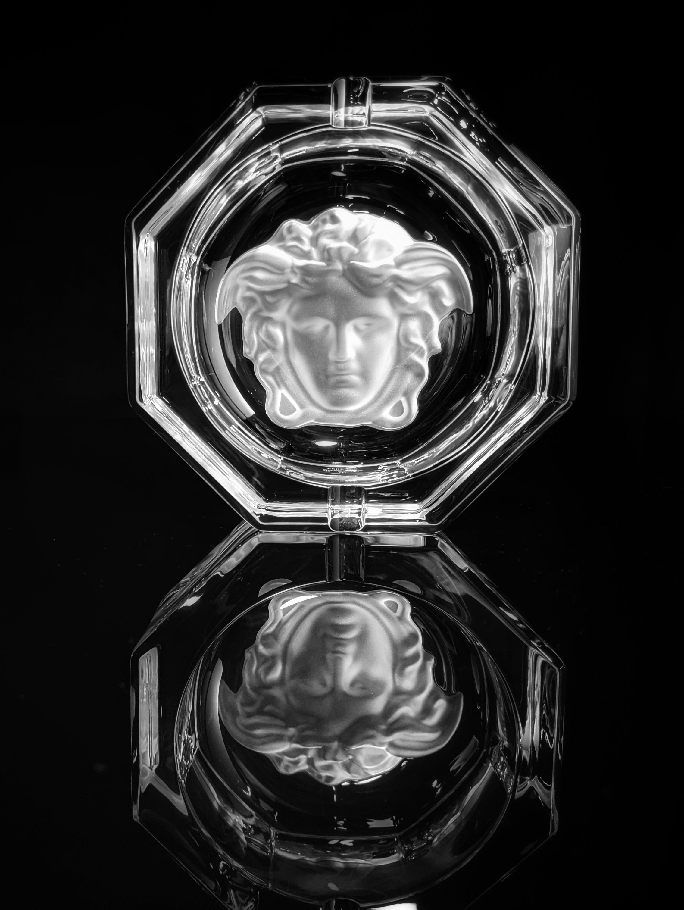 Versace Medusa Lumiere Crystal Ashtray