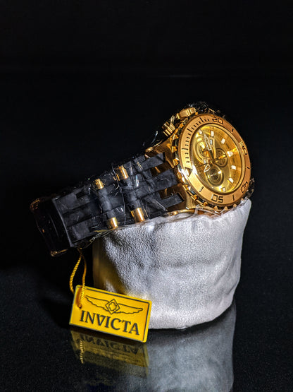 Invicta Reserve Subaqua Model 6905 Gold Plated Swiss Watch NIB