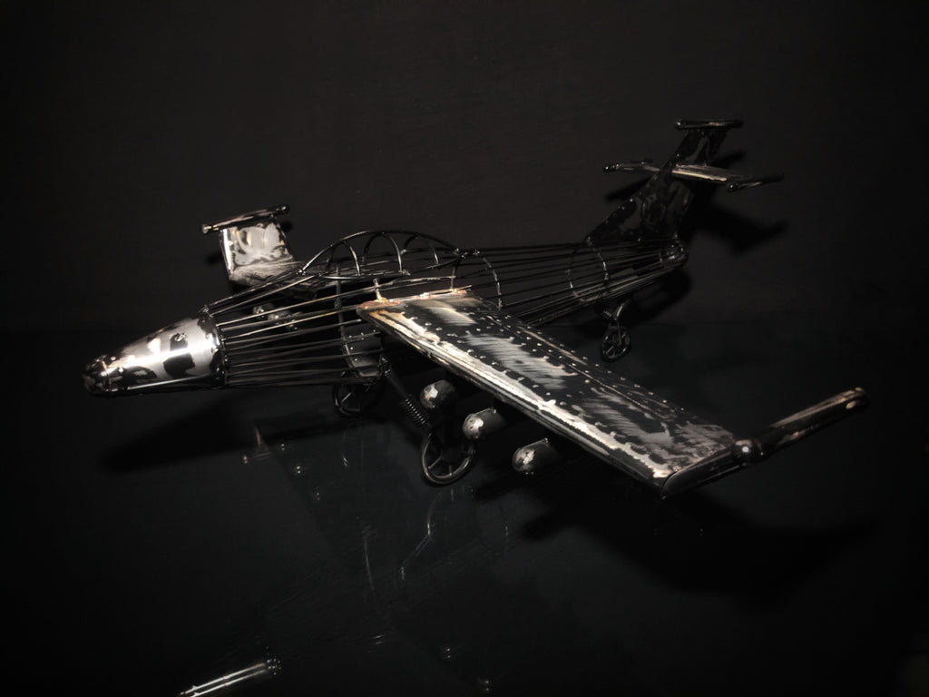 Airplane Metal Art Sculpture