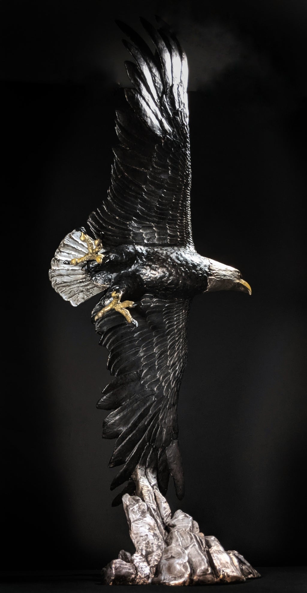 Mark Hopkins "Vigilance" Bronze Sculpture