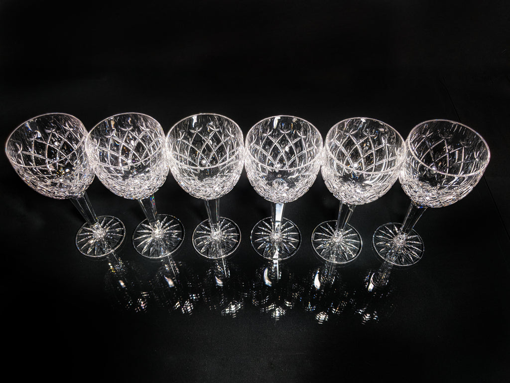 Faberge Clear Crystal Goblets