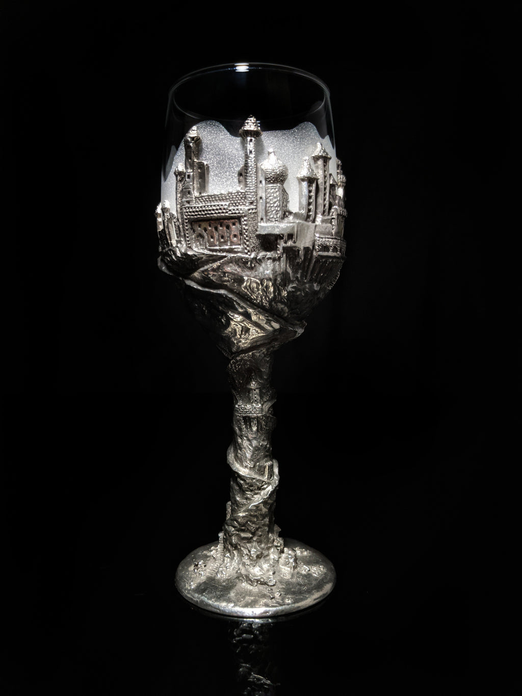Royal Selangor Lord of Rings " City of Tirion" Wine Glass