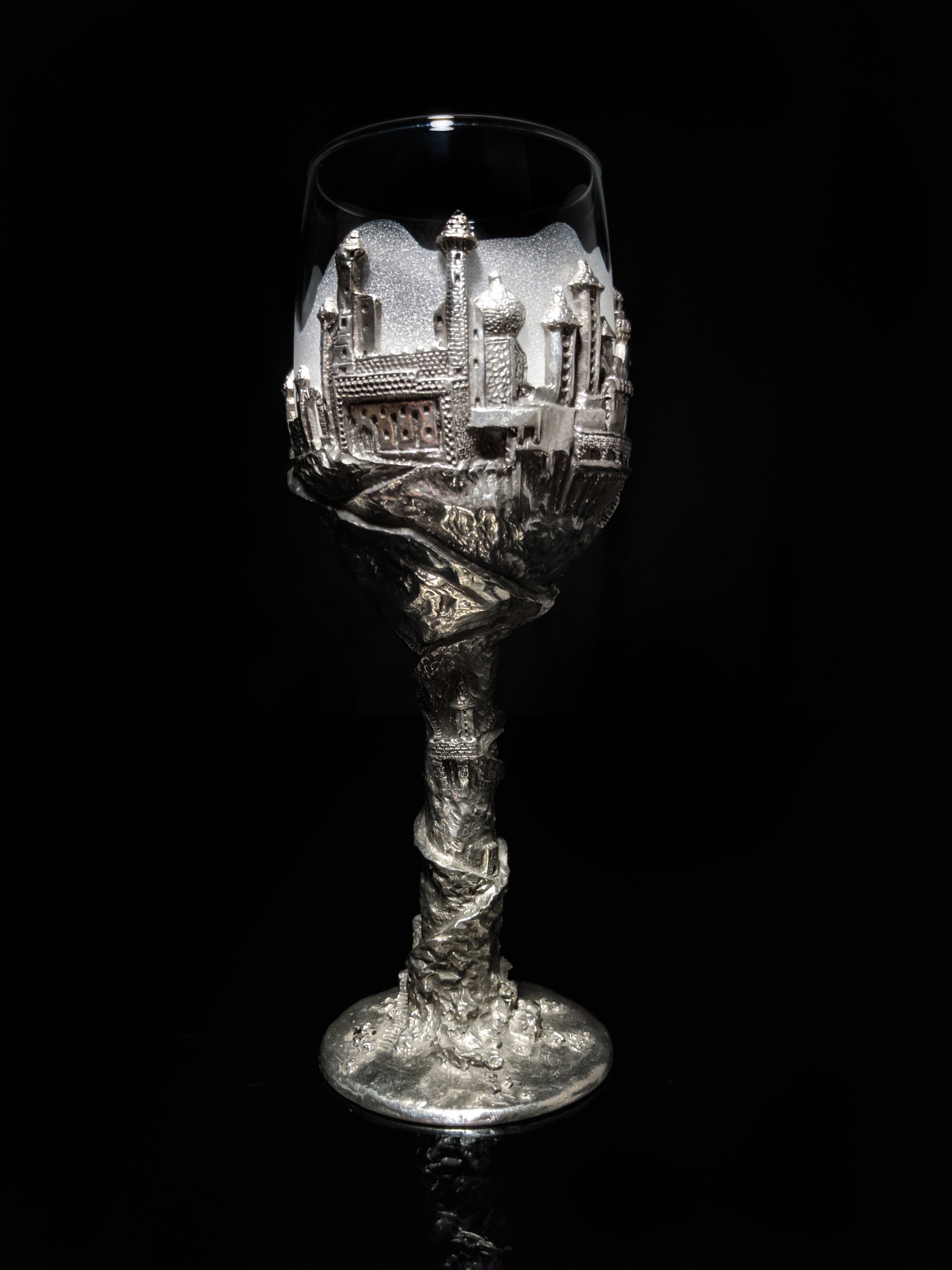 Royal Selangor Lord of Rings " City of Tirion" Wine Glass