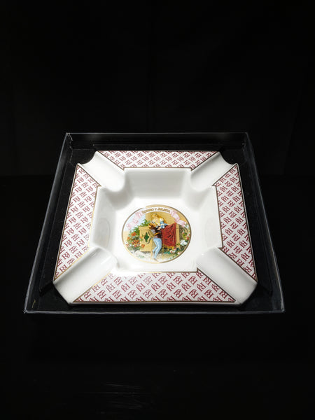 Large Ceramic Cigar Ashtray 9" Square