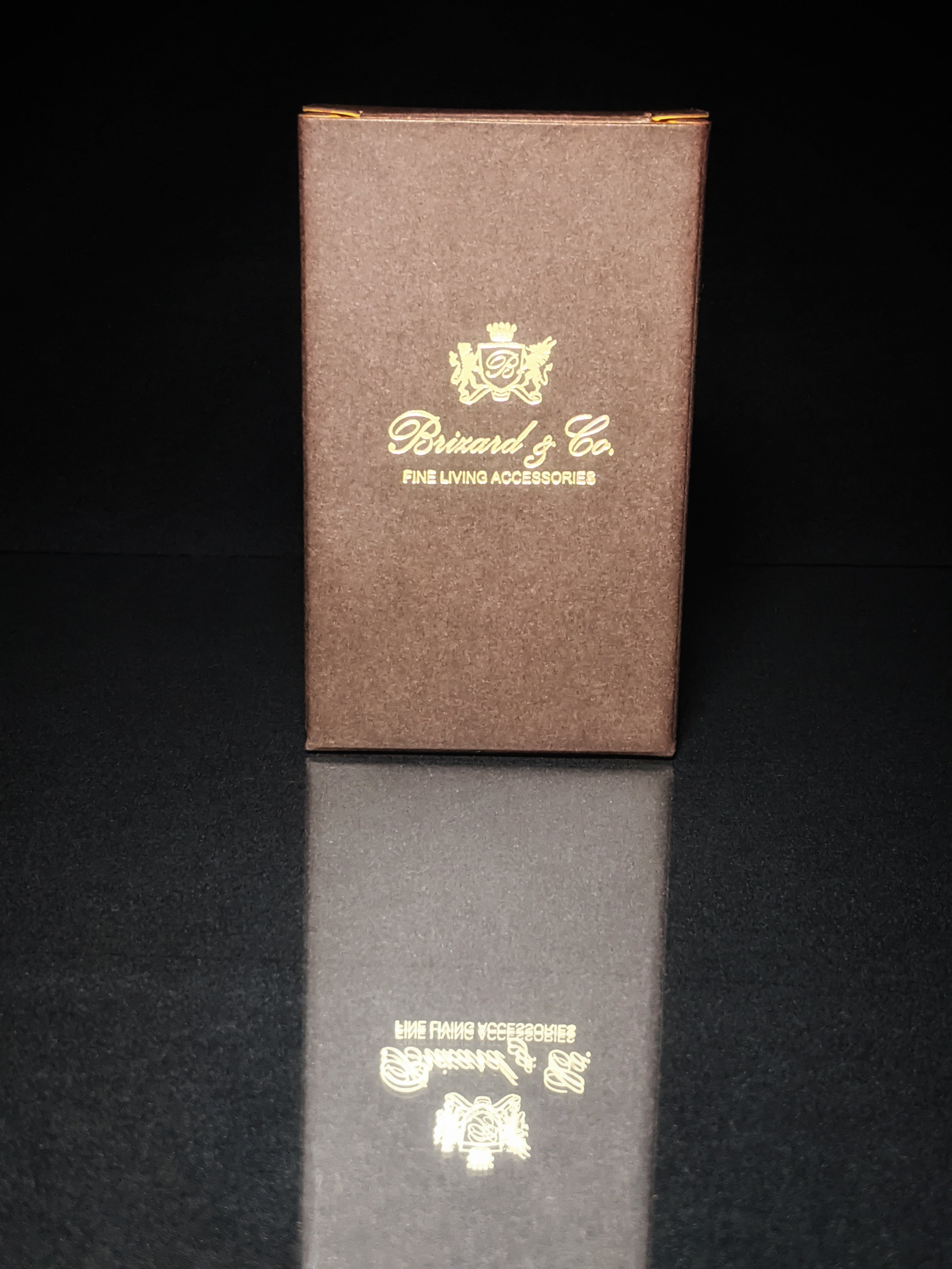 Brizard and Co Black Python Pattern Venezia Lighter only