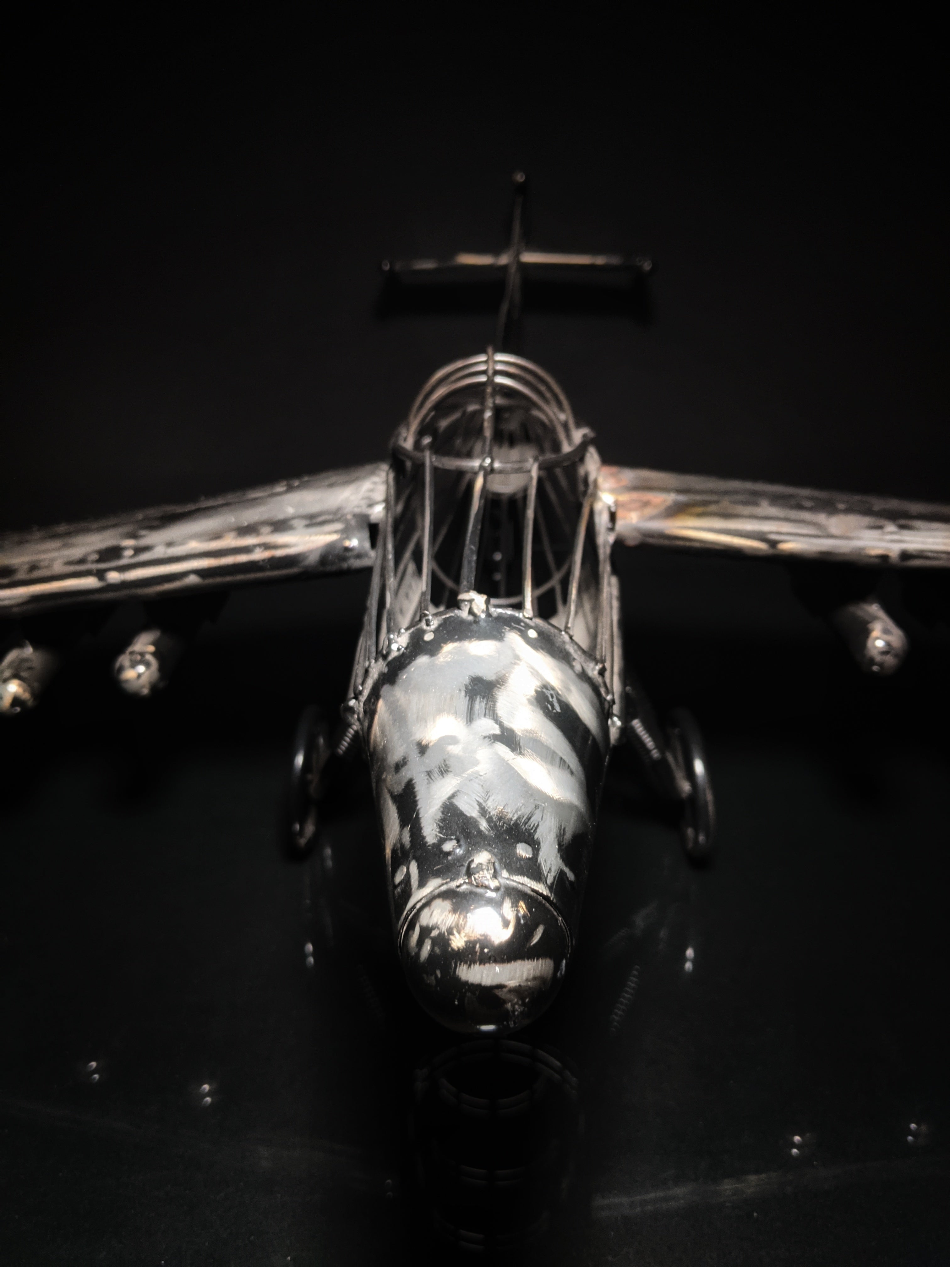 Airplane Metal Art Sculpture