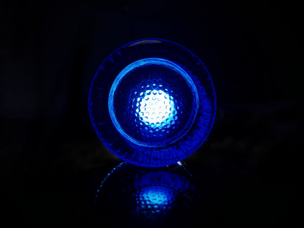 Blue Glass Ashtray