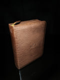 pheasant by R.D.Gomez made in Spain Brown  Leather   Case
