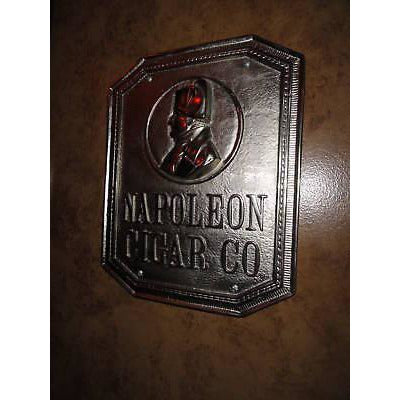 Napoleon  Co. Bronze Sign Nickel Plated