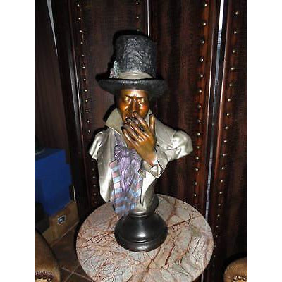 Aly Matthews "One Puff at a Time" Bronze Sculpture