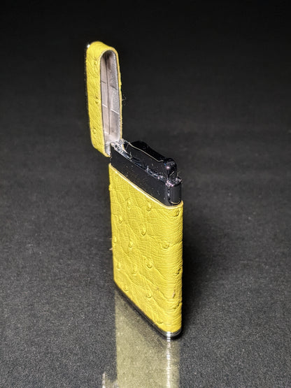 Brizard and Co Ostrich Matcha Sottile Lighter