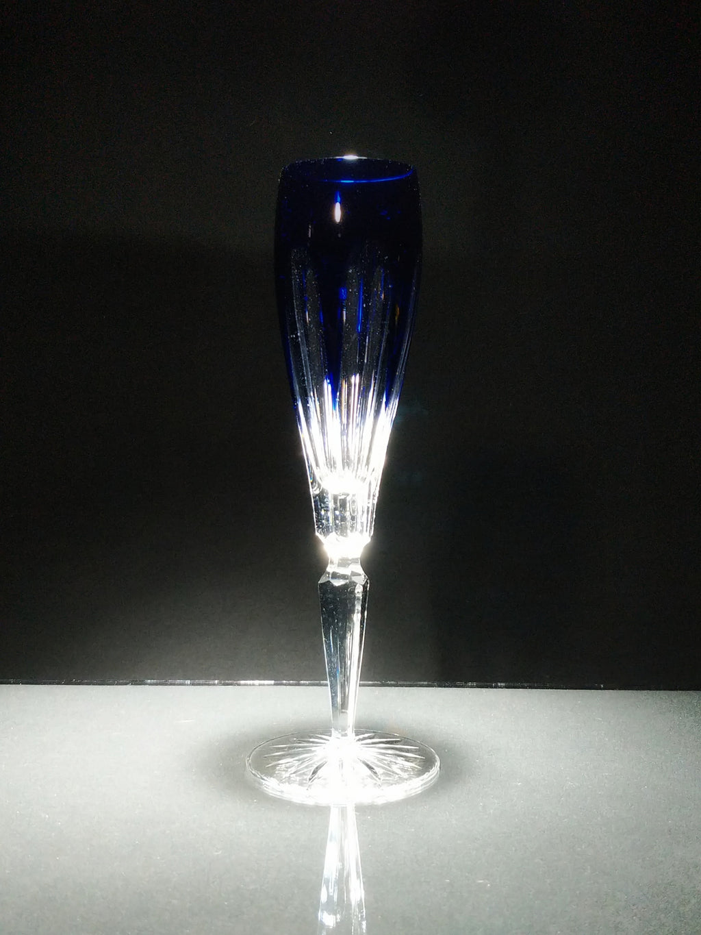 Faberge Lausanne Crystal Colored Flutes