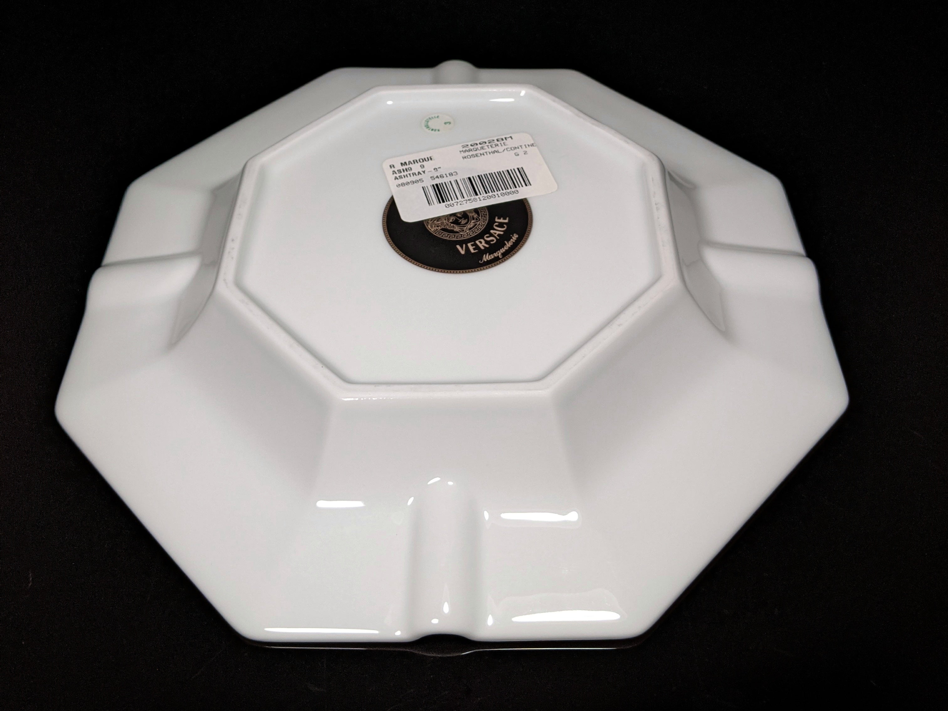 Versace Marqueterie ashtray 9 inch