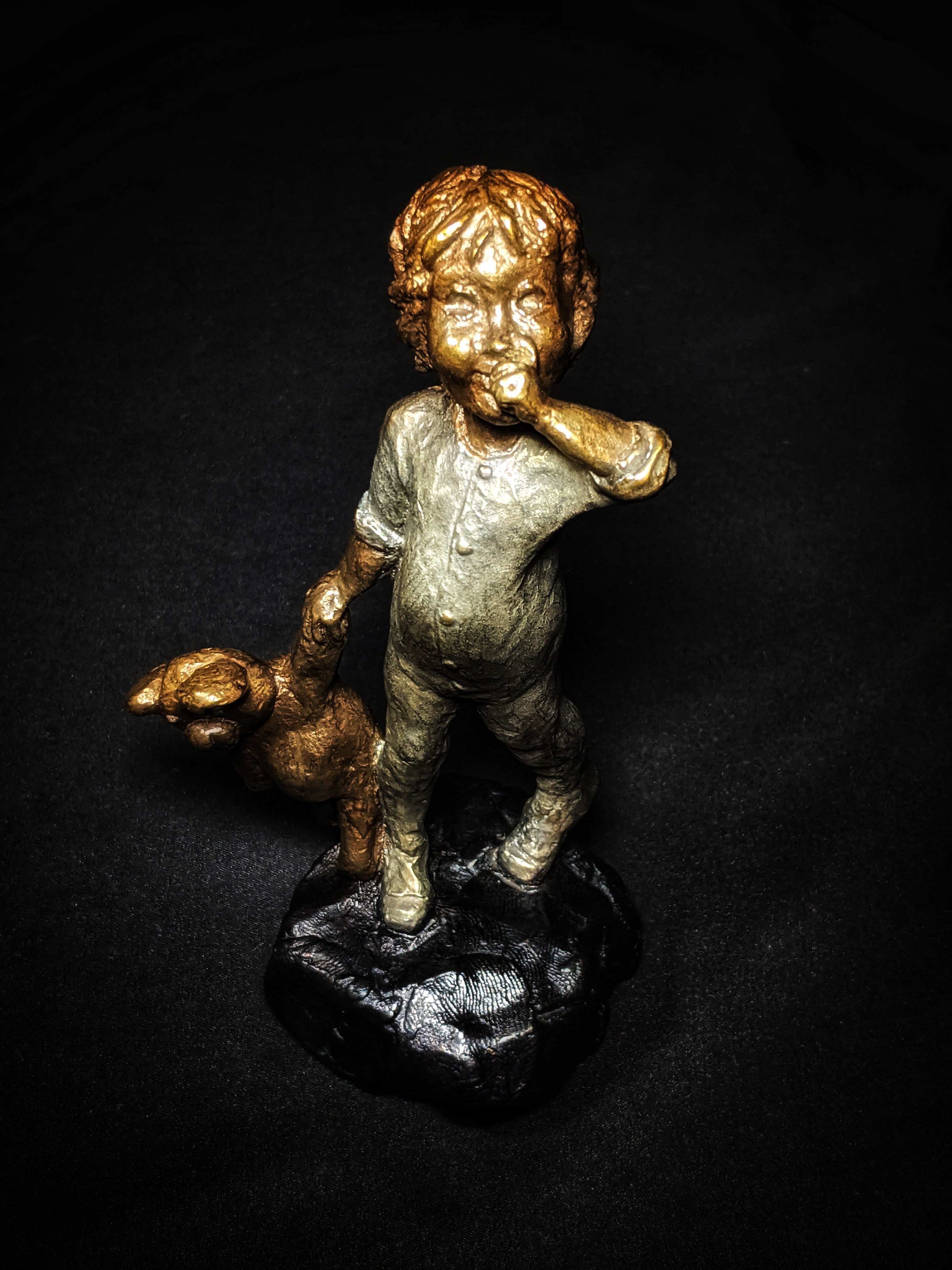 Mark Hopkins "Bed Time" Limited Edition Bronze Sculpture