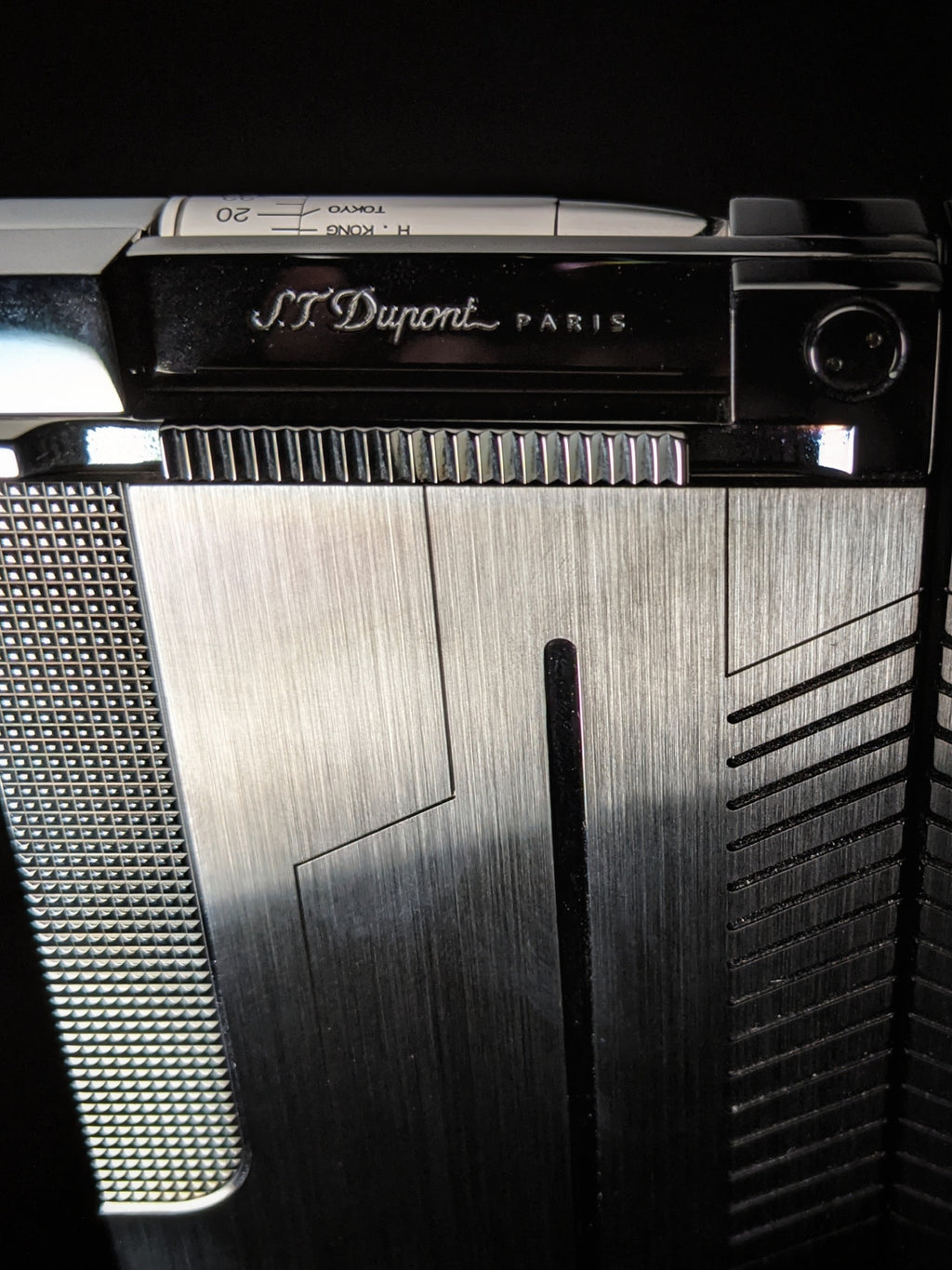 S.T. Dupont James Bond 007 PVD Gunmetal Table Lighter